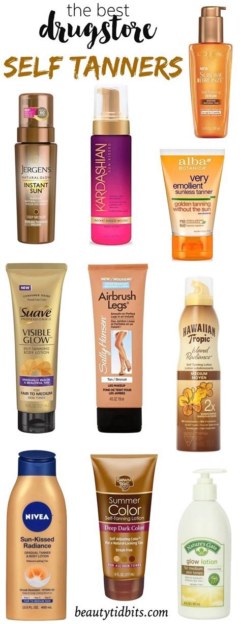 best drugstore self tanning lotion